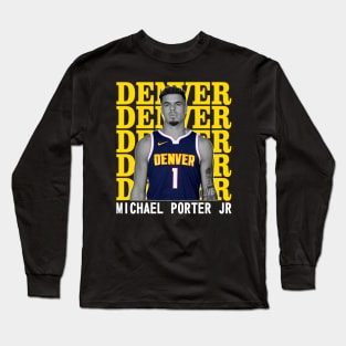 Denver Nuggets Michael Porter Jr 1 Long Sleeve T-Shirt